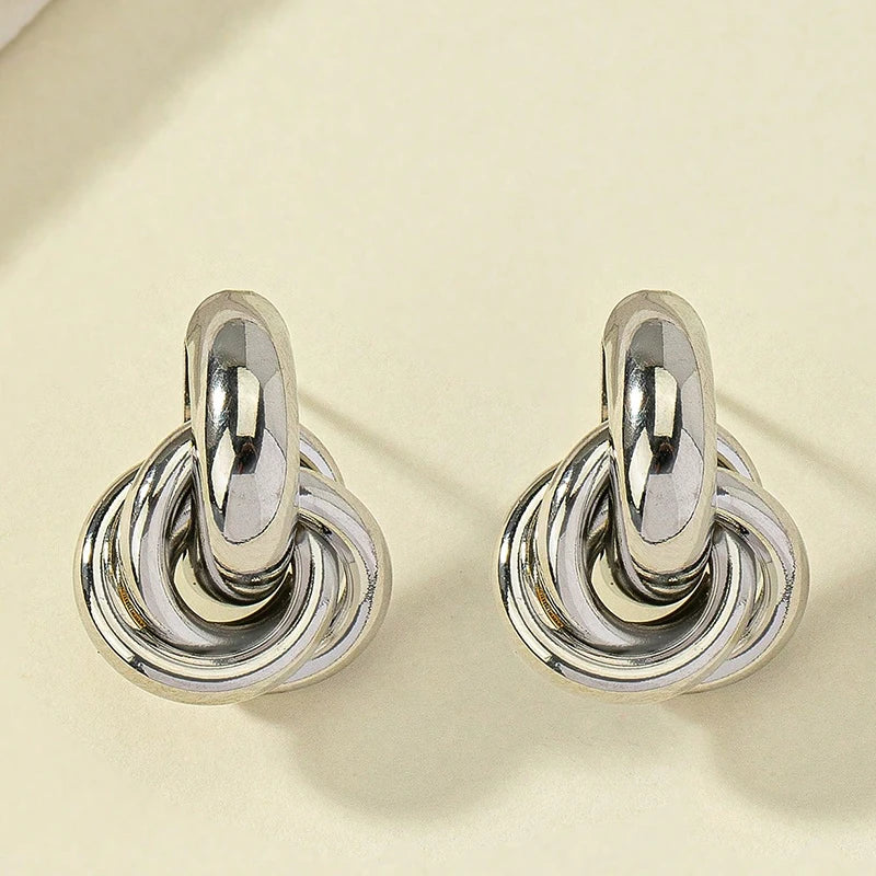 A Pair of Fashionable Bohemian Style Earrings and Jewelry